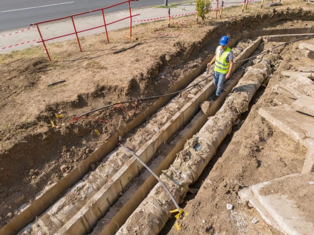 construction worker at build site