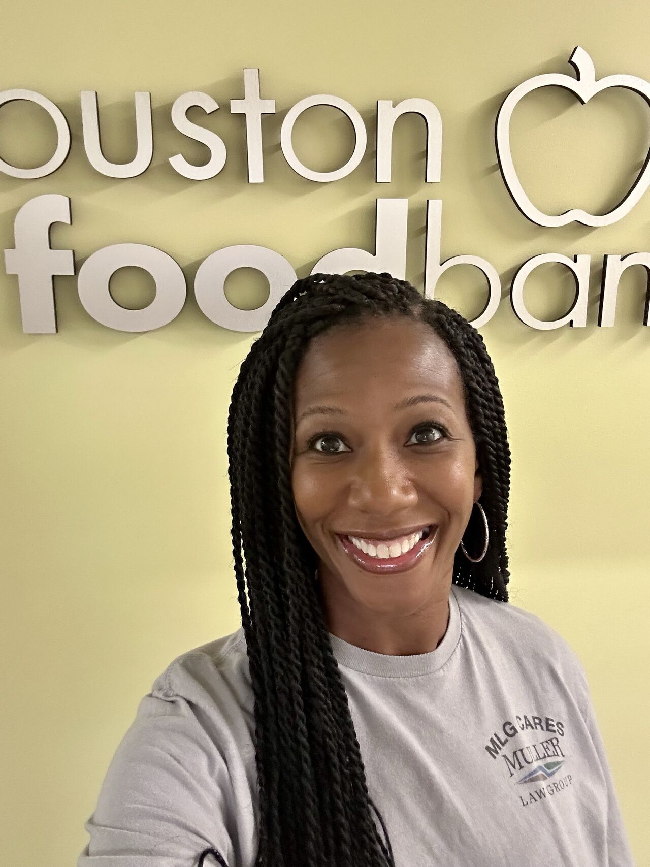 Muller Law Group employee at Houston Food Bank